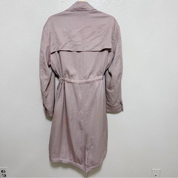 AllSaints Lia Mac Trench Coat size large - Picture 14 of 16
